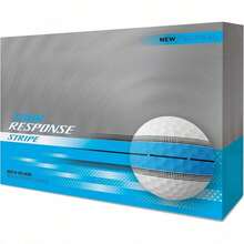 New Tour Response Stripe 25 Golfbälle - White/Blue - View 1