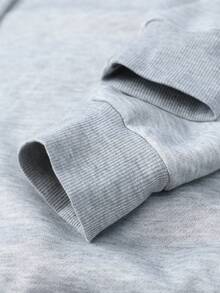 3 PiecesMen's Sweatshirt Set, Made Of Lightweight Breathable Fabric, With Drawstring Hood And Kangaroo Pocket, Suitable For All Seasons - Multicolor - View 7