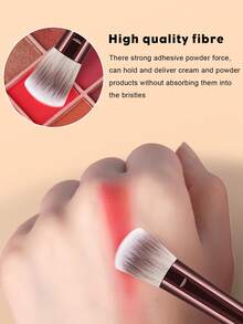 开斋节20件套化妆刷套装，包含15支柔软的化妆刷，例如散粉刷、高光刷、轮廓鼻刷、眼影刷、眉刷、唇刷和细节刷，以及5个圆形海绵，适合初学者、专业化妆师和美妆新手练习使用。 - 彩色 - 查看 6