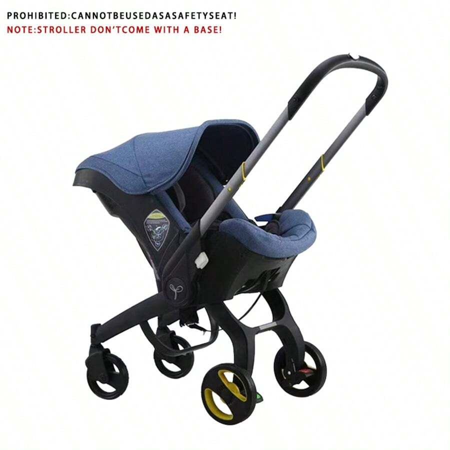 Baby Stroller | Basket Bi-Directional Lightweight Foldable Cart | Perfect For Travel And Shopping, Ideal As A Mother's Day, Halloween, Or Christmas Gift - 藍色 - 查看 1