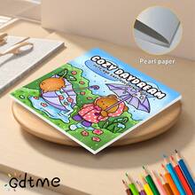 GDTME Un libro da colorare per un sogno ad occhi aperti confortevole, che raffigura la felice vita quotidiana di un piccolo orso, 24 pagine di simpatici e divertenti scarabocchi, ideale per il relax e il sollievo dallo stress. Questo è un regalo perfetto per gli appassionati di colorazione in occasione di compleanni, San Valentino, Pasqua, ritorno a scuola, Festa della Donna e come articoli di cartoleria/forniture per ufficio. - Multicolore - Visualizzare 4