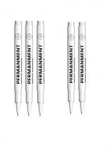 1-2mm Waterproof Permanent Marker Pen, Quick Drying Black Oil-Based Paint Marker, Non-Fading, Suitable For Paper, Ceramic, Glass, Wood, Metal, Fabric. Ideal For Painting, Writing, Graffiti, Marking. Essential Stationery For Back To School - Multicolor - View 18