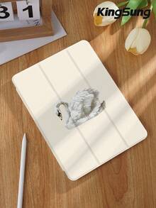 Ốp bảo vệ máy tính bảng họa tiết thiên nga, tương thích với iPad thế hệ thứ 10/iPad 11/9.7/10.2/10.5/10.9/12.9/iPad Pro 11, Galaxy Tab S6 Lite 10.4 inch, Kindle Paperwhite thế hệ thứ 12 (2024), Kindle 2022 (thế hệ thứ 11), Kobo Clara Color, với lớp bảo vệ mềm mại chống sốc, chân đế thông minh/chức năng tự động bật/tắt màn hình. - Nhiều màu - Xem 2