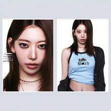 Årstidshälsningar 2026 Kalenderinlägg, affischer, klistermärken för rumsdekoration, samlarföremål från fläktar, Sakura, Kim Chea Won, Huh Yunjin, Kazuha, Hong Eunchae. - Multifärgad - Visa 26