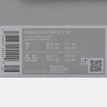 Nike Women's WMNS AIR FORCE 1 '07 Casual Sneakers Low Top HV2511-100 - Blue and White - View 6