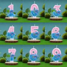0-9 Colorful Cake Decorative Candles, Anniversary Decorative Candles, Exquisite Party Gifts, Elegant Numeric Candles For Birthday Party, Multipurpose Candles For Home - Multicolor - View 1