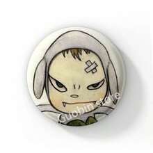 58mm Pop Art Creative Yoshitomo Nara Lapel Pins Backpack Clothes Jewelry Accessories Cartoon Round Brooch Button Badge Fans Collection Gifts - 58 mm - View 23