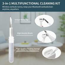 1pc Multifunction Cleaning Brush Suitable For Earphones - Bluetooth Cleaning Brush - View 4