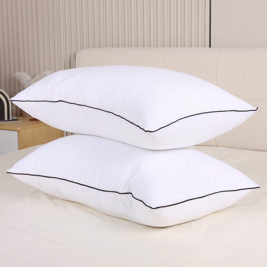 UFIST 5-Star Hotel Quality Pillow Hypoallergenic Polyester | Machine Washable, Non-Collapse | Deep Sleep Neck Support - White - View 1