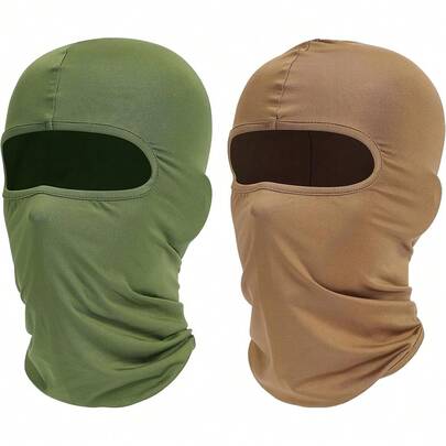 New  Ski Mask Balaclava Shiesty, 2 Pack Cold Winter Warm Windproof Motorcycle Neck Gaiter For Men/Women
