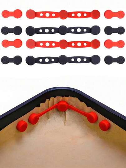 9 pièces Clips magnétiques en silicone résistants à la chaleur, convenant pour friteuse à air - Anneaux magnétiques réutilisables avec revêtement anti-adhésif et doublure en papier de cuisson, empêchent les brûlures et les résidus alimentaires, conviennent à tous les modèles avec paniers métalliques. Accessoires pour friteuse à air, ustensiles de cuisine, gadgets de cuisine modernes, outils de cuisine, friteuse à air, couvercle de friteuse à air, différentes formes de friteuses à air, appareils de cuisine, cadeau pour elle