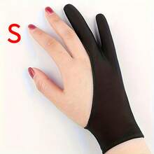 【绘画手套】耐磨防汗绘画手套 | 双指艺术素描油画便捷双指手套，适用于数码触摸屏和艺术绘画，兼容大多数平板电脑、智能手机屏幕、相机和美术手套 | 时尚手套设计 | 弹性手套 - A - 查看 11