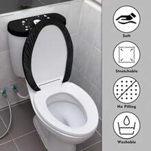 Toilet Seat Covers - 黑色萬聖節幽靈 - 查看 4
