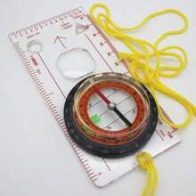 1pc Multi-Function Waterproof Portable Compass, Suitable For Hiking, Outdoor Camping, Travel, Sports - Multicolor - View 15