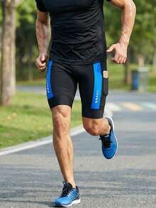 LEOPATRIX Men's Triathlon Shorts With Easy-Access Leg Pockets And Padded Seat, Suitable For Long-Distance Triathlon Competitions - Black - View 5