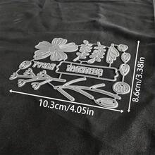 1pc Flower Shaped Metal Cutting Die, Suitable For DIY Scrapbooking, Embossing, Handmade Card Making, Gift Card Crafting - A - View 10