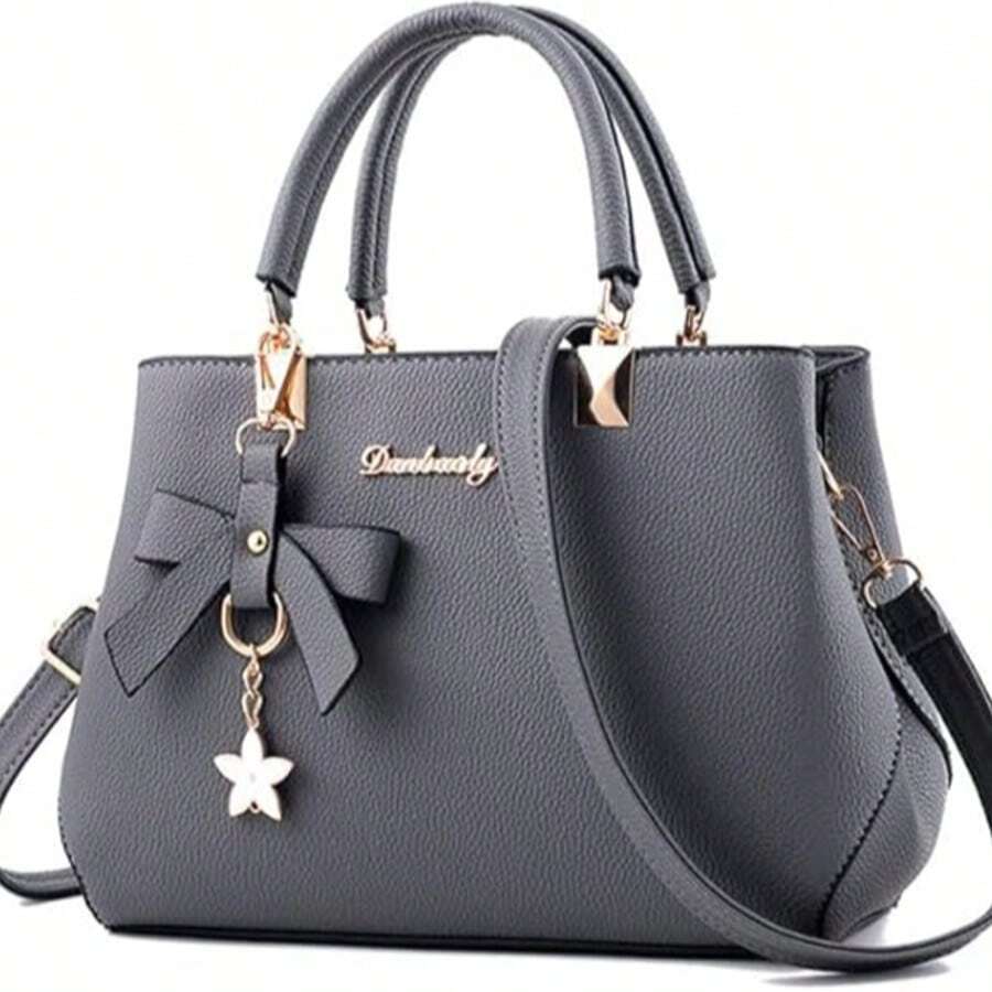 Halloween Drubeya Women's Handbag - Faux Leather Lined Shoulder Bag, Top-Handle Satchel Tote For Halloween Party & Daily Use Totes Bags For Women  Bolsos Bolsos Para Mujer Bolsos Para Mujer - 女士包灰色 - 查看 1