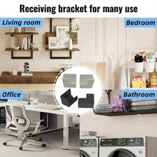 2pcs Wall-Mounted Weight Scale Storage Rack-Adhesive Installation, Convenient Storage,Wall-Mounted Shelving, No Drilling Required, Durable Plastic Material,Electronic Scale Dedicated Wall-Mounted Storage Rack, Electronic Scale Storage,Saving Design - Multicolor - View 9