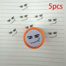 Caja de sellos de color aleatorio, sello de tinta negra lindo, sello divertido, adecuado para uso de oficina diario, se puede usar como etiqueta y sello de marcado - Multicolor - Ver 13