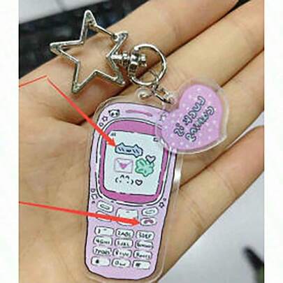 1 Móc Khóa Hình Hoạt Hình Pixel Dễ Thương - Nhân Vật 8-bit Retro Đáng Yêu với Trái Tim và Cỏ Ba Lá, Màu Hồng Nhạt và Trắng với Mắt Đen, Thiết Kế Hình Thỏ, Thích Hợp Để Treo Trên Túi Xách, Chìa Khóa, Món Quà Tuyệt Vời Cho Phụ Nữ, Mẹ, Bạn Bè, Bạn Gái và Bạn Trai. Lý tưởng cho Quà Tặng Sinh Nhật, Đám Cưới, Kỷ Niệm, Ngày Valentine, Lễ Tạ Ơn và Năm Mới. Gần như Hoàn Hảo.