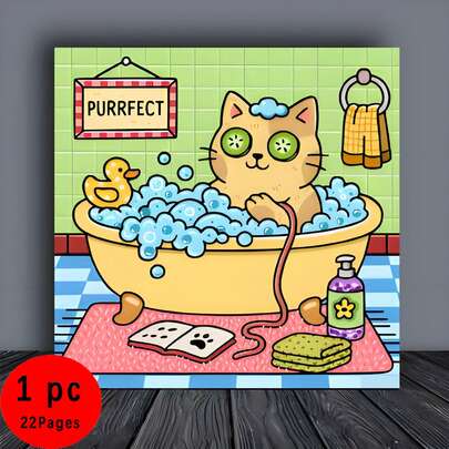 The 22-Page "Mystic Moments" Themed Coloring Book, Crafted From High-Quality Thick Paper, Encourages Creative Expression And Aids Relaxation. It Serves As An Ideal Gift For Ramadan, Valentine's Day, Back-To-School Season, Halloween, And Christmas, And Is Also A Fashionable Coloring Book For Girls!