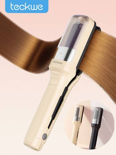 Teckwe Cordless Split End Hair Trimmer,  Hair Clipper For Dry Damaged Splitting Broken Brittle Straight Curly Frizzy Beauty, Remove Damaged Hair, Repair Hair Care Treatment Crushing Device Razor, Hair Tool