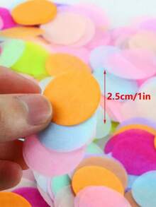 1000/2000颗彩色圆形亮片纸屑套装，圆形派对桌装饰，铝箔填充纸屑，适用于婚礼、派对、毕业典礼、秋季及其他庆祝活动、生日派对装饰、工艺品制作、复活节、家居装饰 - 无需电源，不含羽毛，可搭配气球、节日用品、小礼物、母亲节装饰、教师节装饰、单身派对、退休派对等。 - 彩色 - 查看 7