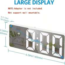 3 AA Battery Powered LED Display Digital Clock, Suitable For Study, Work, Life, Entertainment And Other Scenarios. Great Helper For Timing In Kitchen And Office. - Multicolor - View 9