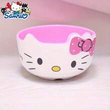 Sanrio Hello Kitty Cutlery Bowls, Creative Household Kitchen Utensils/Tableware, Light Meal/Salad Bowls, Can Be Used As Yogurt Bowls, Salad Bowls Or Chocolate Bowls, Suitable For Kitchens, Restaurants Or Schools, Make A Christmas Gift - Multicolor - View 14
