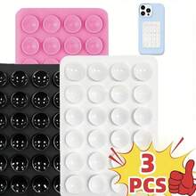 4个装硅胶吸盘手机支架，防水粘性底座，适用于大多数手机，通用指握式设计，方便自拍和视频拍摄，是送给朋友的理想礼物 - 节日礼物（斋月手机配件） - 彩色 - 查看 9