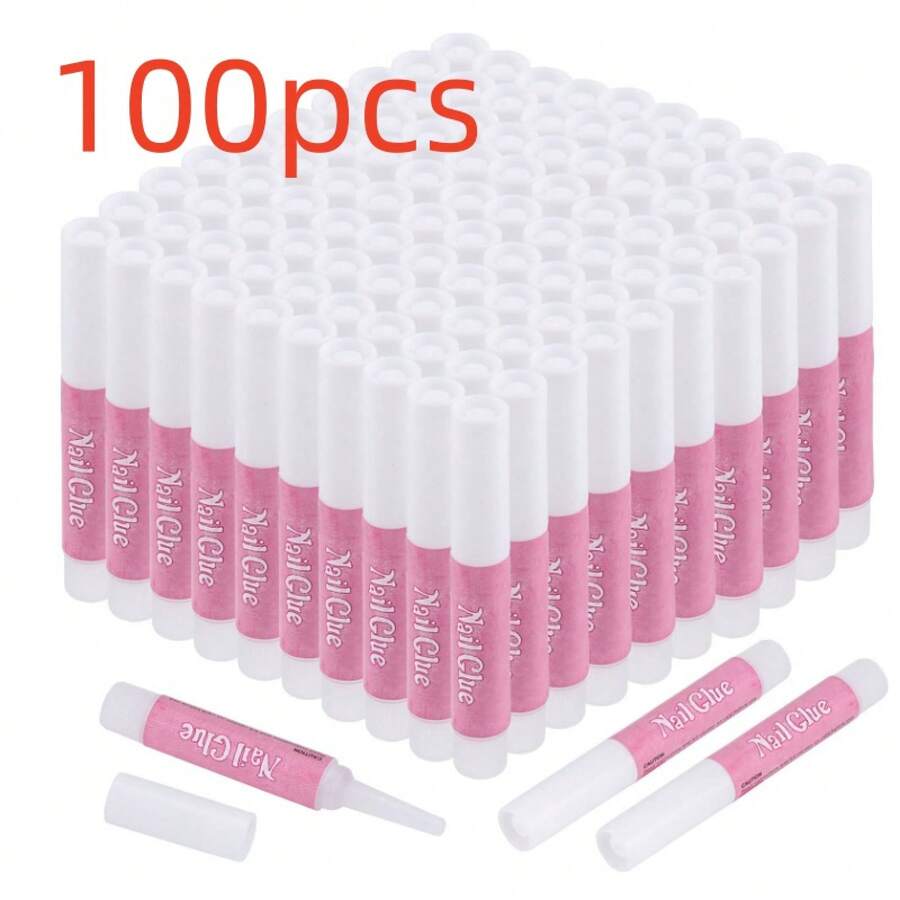 Super Strong Nail Glue For Acrylic Nails Press On Nails Professional Nail Glue For Nail Tips Fake Nails False Nails Long Lasting For Stick On Nails Broken Nails 0.07oz 10pcs NRHI - A - 查看 1