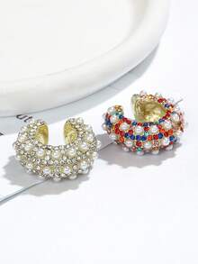 3 cái/bộ Vòng bít tai trang trí bằng đá rhinestone - Nhiều màu - Xem 10