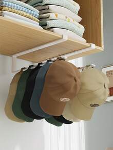 Heavy Duty Carbon Steel Cup Lid & Cup Holder, Space-Saving Cabinet Hanging Hook Paper Towel Rack Coffee Cup Hook, Multifunctional Kitchen Storage Organizer - Multicolor - View 6