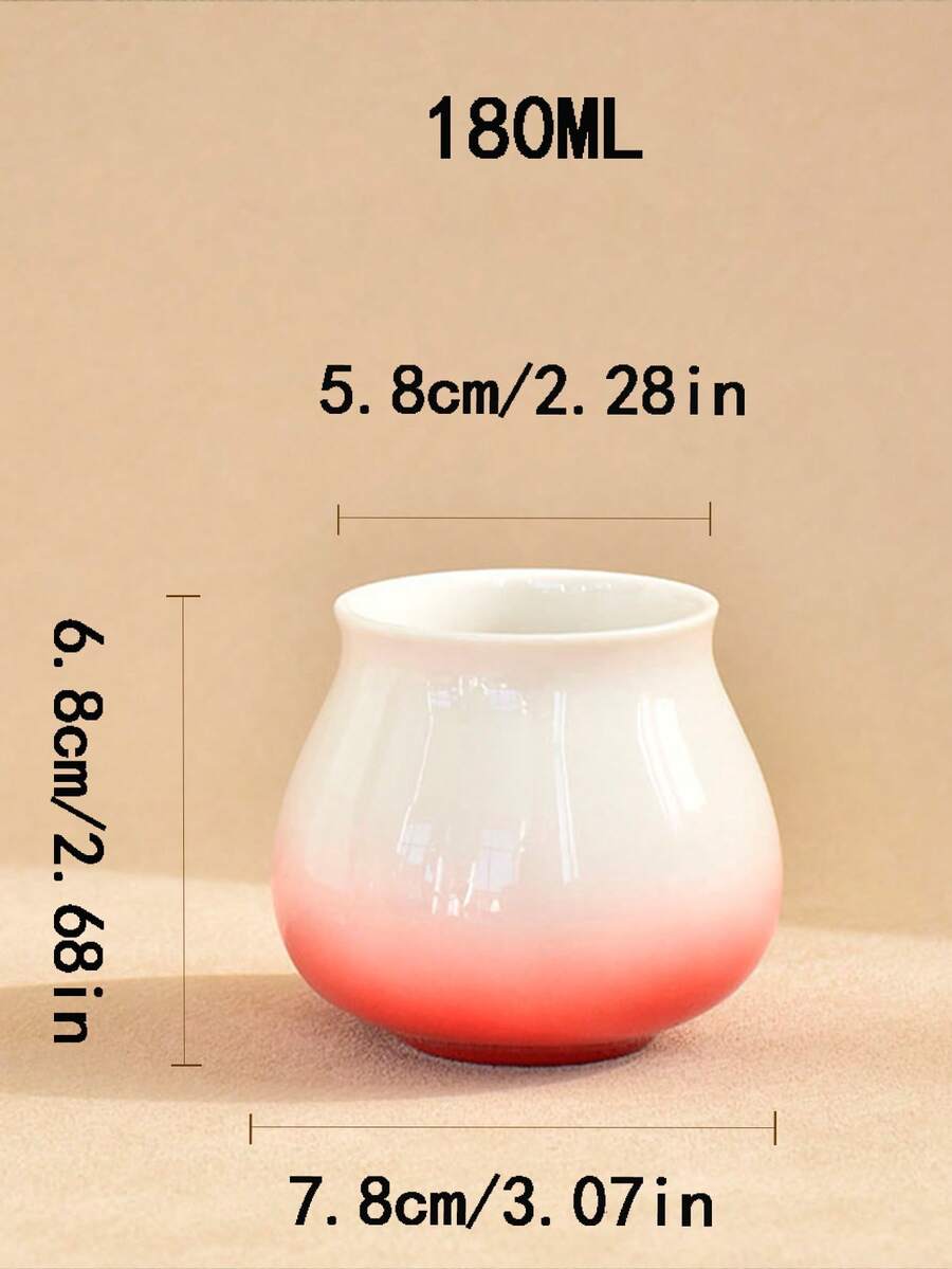 1pc China-Made Ceramic, Ceramic, Creative Personalized Mug, Household Coffee Cup, Master Cup, Water Cup, Breakfast Cup - Multicolor - View 1