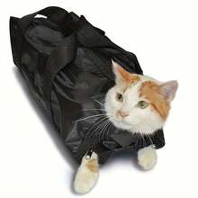 宠物猫咪手提袋，便携式猫咪手提包，防抓猫咪洗澡袋，宠物用品 - 彩色 - 查看 6