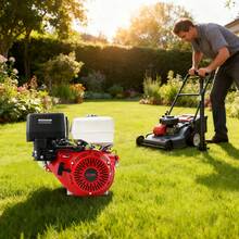SanBouSi 15HP 420cc 4-Stroke Gasoline Engine, 9700W General Purpose Engine With 1.72gal Fuel Tank, Low Oil Alert, For Go Kart, Water Pump, Generator, Pressure Washer - A - View 11