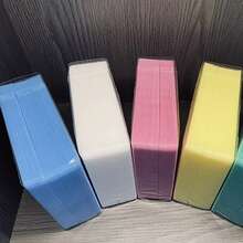 Colección de CD/DVD transparente de doble cara, juego de piezas con diseño resistente a los arañazos, a prueba de polvo, bolsa de almacenamiento con ranura para CD, varios colores VQZI - Blanco - Ver 6