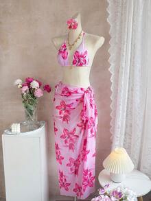 Bộ bikini nữ, thích hợp cho kỳ nghỉ hè, đi biển. - Nhiều màu - Xem 4