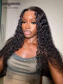 MEGALOOK Glueless 6x6 T-Part Lace Water Wave Wig 100% Human Hair Pre Cut Lace Closure Wig Transparent Lace Natural Color 14 26 Inch Bob Wig - Natural Looking Daily Use Office Ready Corpse Bride Halloween Vibes Party Style Y2K Baddie Vacation Outfits Outdoor Cosplay Campus School Holiday Christmas Part Wedding Festival Ready For Women - SNatural - View 4