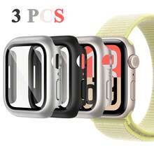 [3 Packs] Case Compatible With Apple Watch Case Series SE Ultra 11/10/9/8/7/6/5/4/3/2/1 38MM 42mm 46mm 45mm 44mm 40mm 41mm 49MM With Tempered Glass Screen Protector,Hard PC Protective Bumper And Ultra-Thin Face Cover Compatible With Iwatch Series SE Ultra 11/10/9/8/7/6/5/4/3/2/1 - Black/Silver/Starlight - View 14