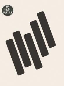 5对防水提拉塑形带，预裁切胶带，适用于女性，收紧松弛下垂的皮肤，平坦小腹，消除背部和腹部脂肪（矩形）