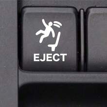 2个弹出式按钮贴纸，适用于汽车按钮，趣味汽车配件，适合男士，搞笑汽车贴花，汽车爱好者恶作剧贴纸 - 2pcs彈出按鈕貼紙 - 查看 7