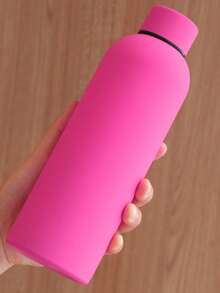 304不锈钢真空保温水瓶，便携式户外运动水杯，高品质徒步水瓶，高性价比时间刻度杯，男女通用透明塑料杯，防漏，简约水瓶 - 彩色 - 查看 10