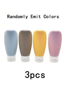 3pcs/Set Travel Refillable Cosmetic Containers 60ML Travel Bottles Set Mini Squeeze Bottles For Toiletries Shampoo Conditioner,Giveaways,Travel,Cheap Stuff,Travel Essential - Multicolor - View 13
