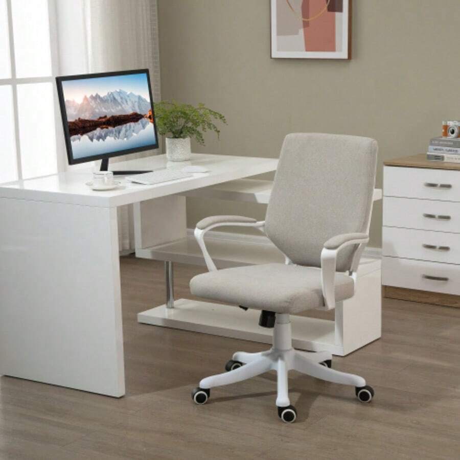 Home Office Chairs - Beige - View 1