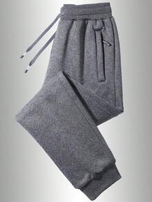 男士长裤一件装，适合秋冬季穿着，可用于健身、跑步、日常休闲和户外徒步。经典百搭。