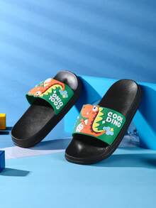 Lightweight EVA Soft Outdoor Cartoon Beach Children Sandals, Summer - Black - View 6