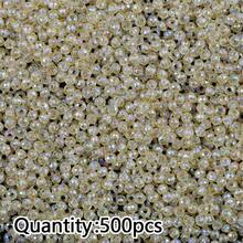 500颗彩色AB镀层扁平圆形亚克力珠，DIY首饰制作，工艺品材料，友谊礼物，家居装饰，小饰品 - diy - 查看 22