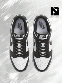 Nike Dunk Low Retro White Black Panda (Women's) – Women's Lifestyle Sneakers – Shose For Woman-Vintage-Autumn & Winter-Inspired Running Shoes, Shock-Absorbing Comfort, Gym To Streetwear Casual Wear - Prefect Thanks Giving Day & Chrismas Gift- DD1503 101 - 白色/黑色 - 查看 3