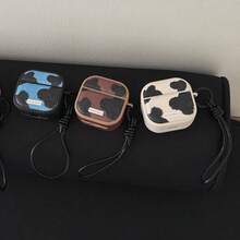 Black Leopard Print Protective Case Compatible With Apple Pro 3, Compatible With Airpods Pro 3rd/4th Generation Noise Proof Version, 1st/2nd Generation - Rust Brown - View 3